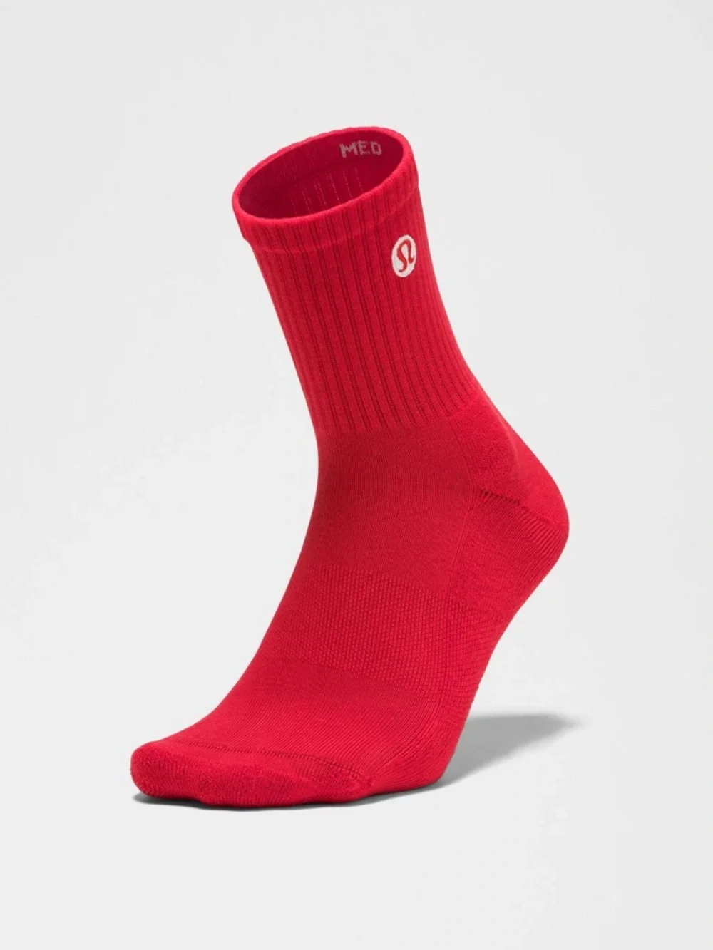 NWT Lululemon‎ Daily Essential Socks LU9CE6S Oxford Red Size Medium